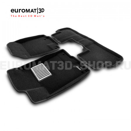 Текстильные 3D коврики Euromat3D Lux в салон для Honda CR-V (2012-2016) № EM3D-002611