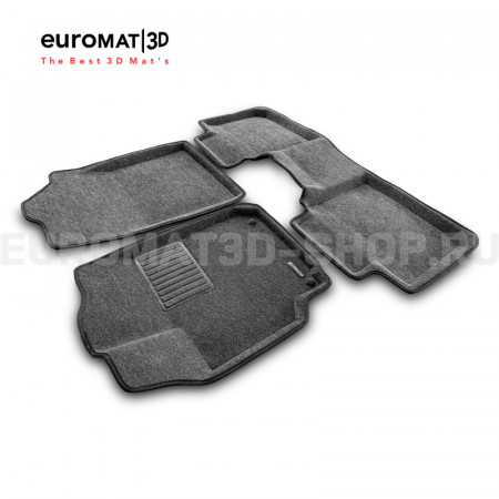 Текстильные 3D коврики Euromat3D Business в салон для Toyota Camry V40 (2006-2011) № EMC3D-005104G Серые Текстильные 3D коврики Euromat3D Business в салон для Toyota Camry V40 (2006-2011) № EMC3D-005104G Серые