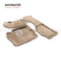 Текстильные 3D коврики Euromat3D Lux в салон для Cadillac Escalade (2007-2014) № EM3D-001302T Бежевый Текстильные 3D коврики Euromat3D Lux в салон для Cadillac Escalade (2007-2014) № EM3D-001302T Бежевый