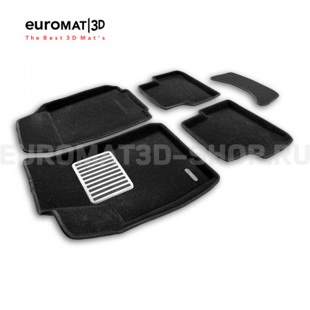 Текстильные 3D коврики Euromat3D Lux в салон для Chevrolet Aveo (2012-2020) № EM3D-001501 Текстильные 3D коврики Euromat3D Lux в салон для Chevrolet Aveo (2012-2020) № EM3D-001501