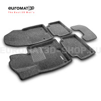 Текстильные 3D коврики Euromat3D Business в салон для Mazda 3 (2014-2018) № EMC3D-003411G Серые Текстильные 3D коврики Euromat3D Business в салон для Mazda 3 (2014-2018) № EMC3D-003411G Серые