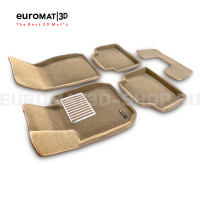 Текстильные 3D коврики Euromat3D Lux в салон для Bmw 3 (F30) (2010-2018) № EM3D-001202T Бежевые Текстильные 3D коврики Euromat3D Lux в салон для Bmw 3 (F30) (2010-2018) № EM3D-001202T Бежевые