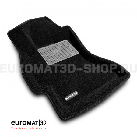 Текстильные 3D коврики Euromat3D Premium в салон для Subaru Forester (2012-2018) № EMPR3D-004709