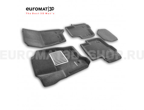 Текстильные 3D Коврики Euromat3D Lux cалон для Land Rover Discovery III (2005-2009) № EM3D-003100G Серые Текстильные 3D Коврики Euromat3D Lux cалон для Land Rover Discovery III (2005-2009) № EM3D-003100G Серые