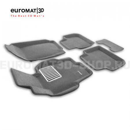 Текстильные 3D коврики Euromat3D Lux в салон для Honda Accord (2002-2007) № EM3D-002605G Серые Текстильные 3D коврики Euromat3D Lux в салон для Honda Accord (2002-2007) № EM3D-002605G Серые