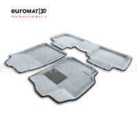 Текстильные 3D коврики Euromat3D Business в салон для Toyota Camry V40 (2006-2011) № EMC3D-005104S Светло-серые Текстильные 3D коврики Euromat3D Business в салон для Toyota Camry V40 (2006-2011) № EMC3D-005104S Светло-серые