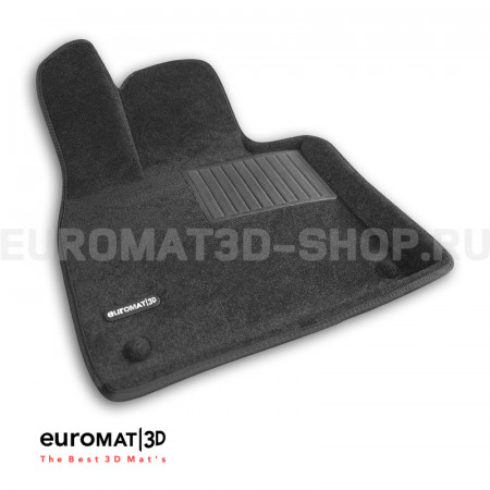 Текстильные 3D коврики Euromat3D Business в салон для Hongqi E-HS9 (2020-) № EMC3D-001481