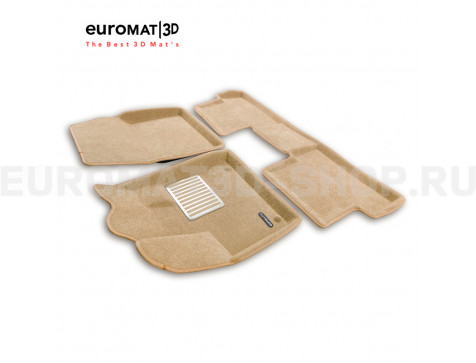 Текстильные 3D коврики Euromat3D Lux в салон для Peugeot 3008 (2016-) № EM3D-003907T Бежевые Текстильные 3D коврики Euromat3D Lux в салон для Peugeot 3008 (2016-) № EM3D-003907T Бежевые