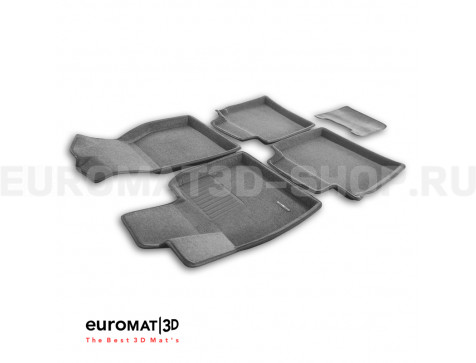 Текстильные 3D коврики Euromat3D Business в салон для Hongqi HS5 (2019-) № EMC3D-001480G Серые Текстильные 3D коврики Euromat3D Business в салон для Hongqi HS5 (2019-) № EMC3D-001480G Серые